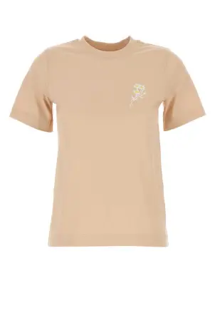 Tシャツ・カットソー Burberry SS25 Cream cotton t-shirt (8097925 C1490) Burberry Logo Cotton T-Shirt | Saks Fifth Avenue