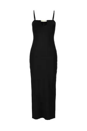 Olive green silk dress Khaki SALVATORE FERRAGAMO (13G490780596)