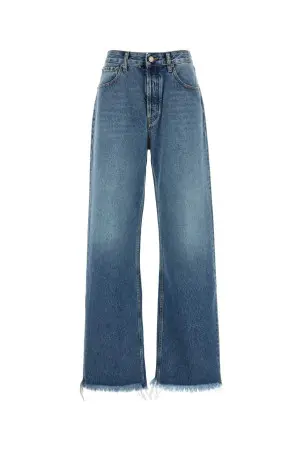 デニム・ジーパン J W ANDERSON Pastel yellow denim jeans (TR0384PG1775 207) Twisted low-rise wide-leg jeans in yellow - JW Anderson