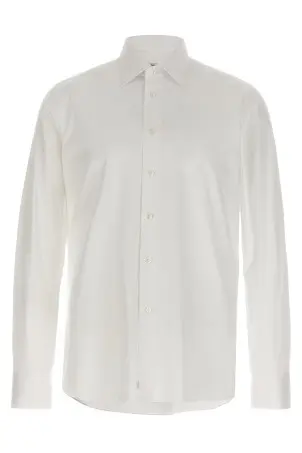 Tシャツ・カットソー Burberry FW25 White stretch poplin shirt (8113135 A1464) White stretch poplin shirt White BURBERRY (8113135)