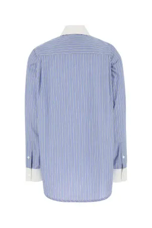 Burberry SS25 Embroidered poplin shirt (8101133 C1849)