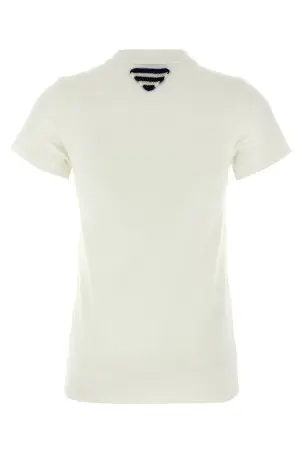 Вінтажна футболка з логотипом Біла PRADA 3557BSOOO16XQF0009