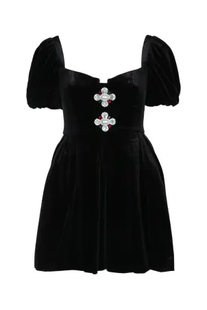 ワンピース Michael Kors Black jacquard mini dress (MF381R799G BLACK) Michael Kors DRESS (MF381R799G BLACK) (Michael Kors