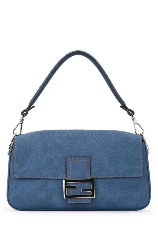 【FENDI】BAGUETTE CUOIO ROMANO D◆8BR600AUSZ Baguette Cuoio Romano leather Blue | Fendi