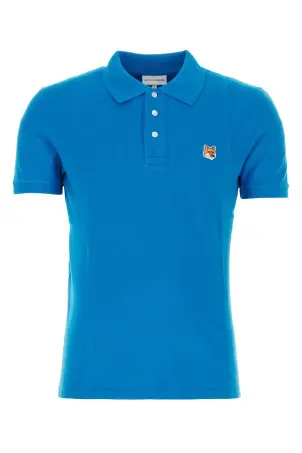 White piquet polo shirt VERSACE (10139101A09860)
