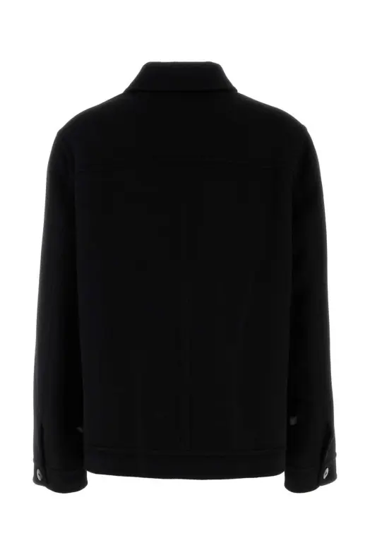 Black flannel jacket Black LOEWE (S359Y02XEZ)