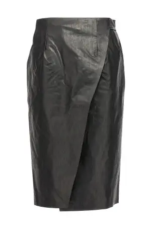 Black silk mini skirt Black MAGDA BUTRYM (219724)