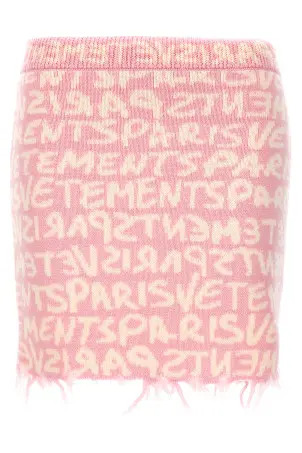 【関税込み】VETEMENTS Vetements Paris Monogram Mini' skirt 3596399.jpg