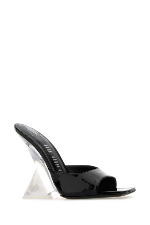 サンダル・ミュール GIVENCHY Black leather Stitch sandals (BE308JE20X 001) Black leather Stitch sandals GIVENCHY (BE308JE20X)