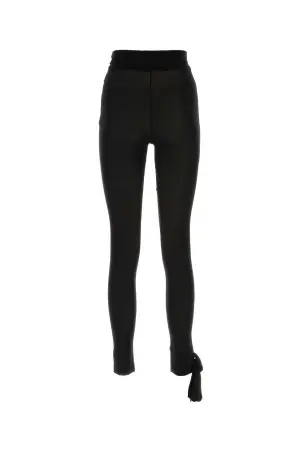 Black viscose palazzo pant Black BALENCIAGA (843495TSO17)