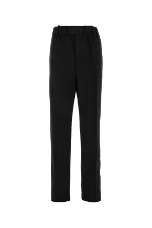 パンツ BALENCIAGA Black viscose palazzo pant (843495TSO17 1000) Balenciaga Black Viscose Palazzo Pant (BALENCIAGA/パンツ
