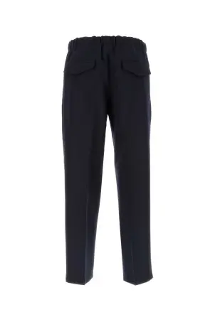 パンツ・ボトムスその他 Jil Sander Midnight Blue Wool Pant Midnight blue wool pant Black JIL SANDER (J21KA0012J40002)