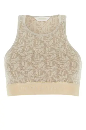 Embroidered viscose blend top PALM ANGELS (PWHT011R24KNI001)