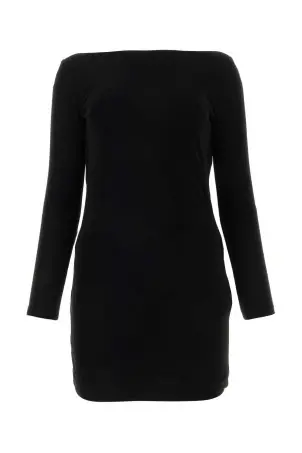 Black cady mini dress BLUMARINE (2A684A)