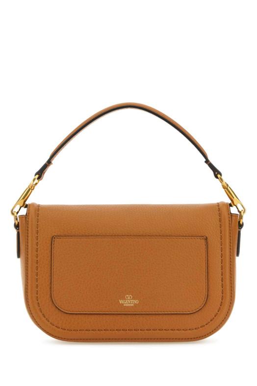 VALENTINO Camel leather Alltime shoulder bag