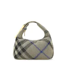【関税&送料込】Burberry Embroidered Nylon Mini Peg Handbag Mini Peg Duffle Bag in Ivy - Women | Burberry® Official