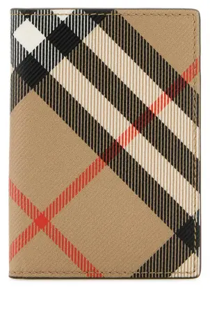 Printed e-canvas wallet BURBERRY (8099514)