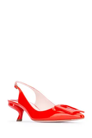 パンプス Roger Vivier Mini Buckle Sling Back Dec 55 Roger Vivier Mini buckle sling back pumps 55 | The Fashion