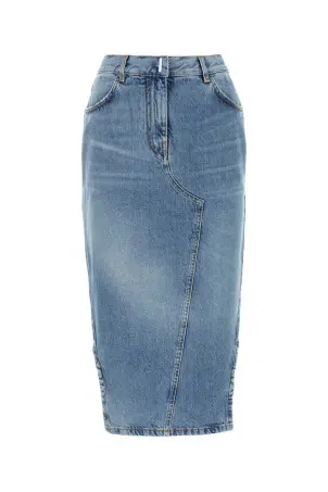 ミニスカート Burberry SS24 Dark blue denim mini skirt (8080921 A1503) Dark blue denim mini skirt BURBERRY (8080921)