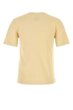 Tシャツ・カットソー BURBERRY PEACH COTTON T-SHIRT Burberry Women Peach Cotton T-shirt In Orange | ModeSens