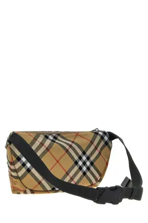 ショルダーバッグ Burberry Embroidered fabric Check belt bag (8091780 A2021) Embroidered fabric Check belt bag BURBERRY (8091780)