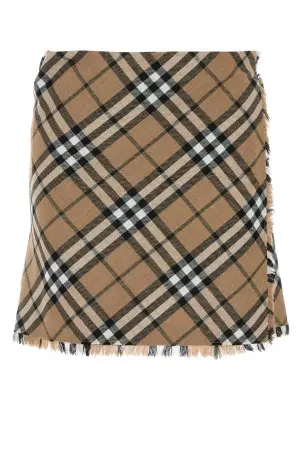 スカート BURBERRY EMBROIDERED POLYESTER BLEND SKIRT Embroidered polyester blend skirt BURBERRY (8093011)
