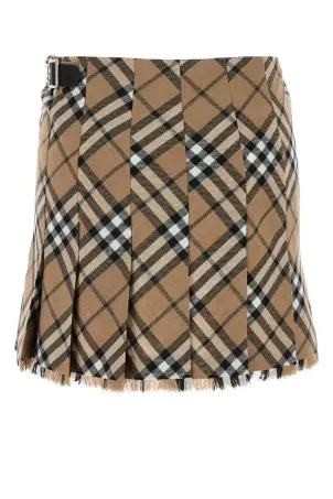 スカート BURBERRY Woman Skirt Multicolor 8093011 LFBTQ Embroidered polyester blend skirt BURBERRY (8093011)