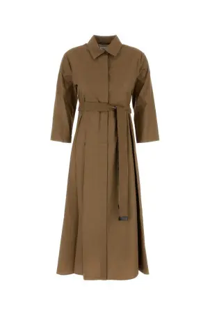 Embroidered cotton shirt dress BURBERRY (8083547)
