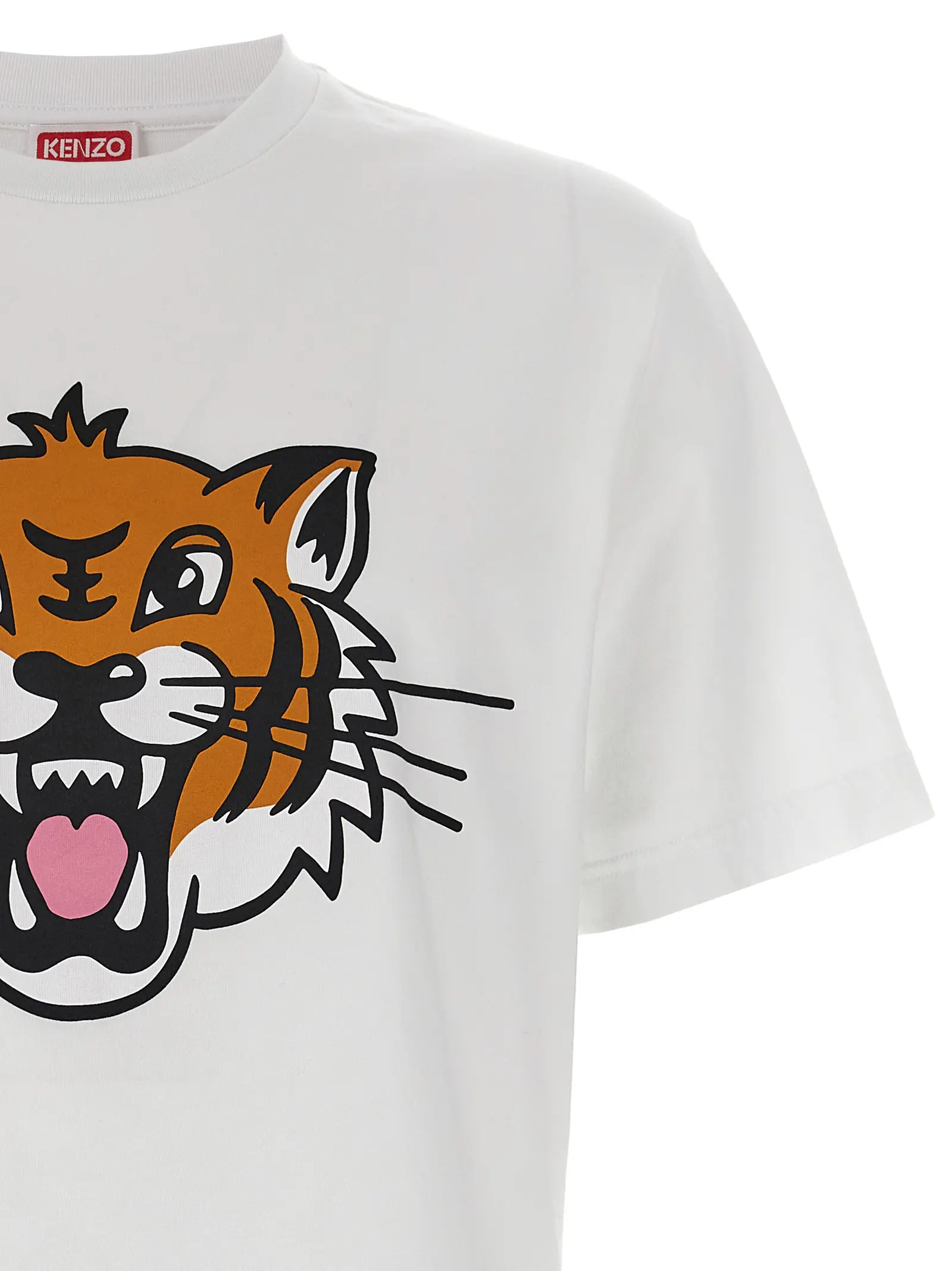 Happy Tiger' T-shirt White