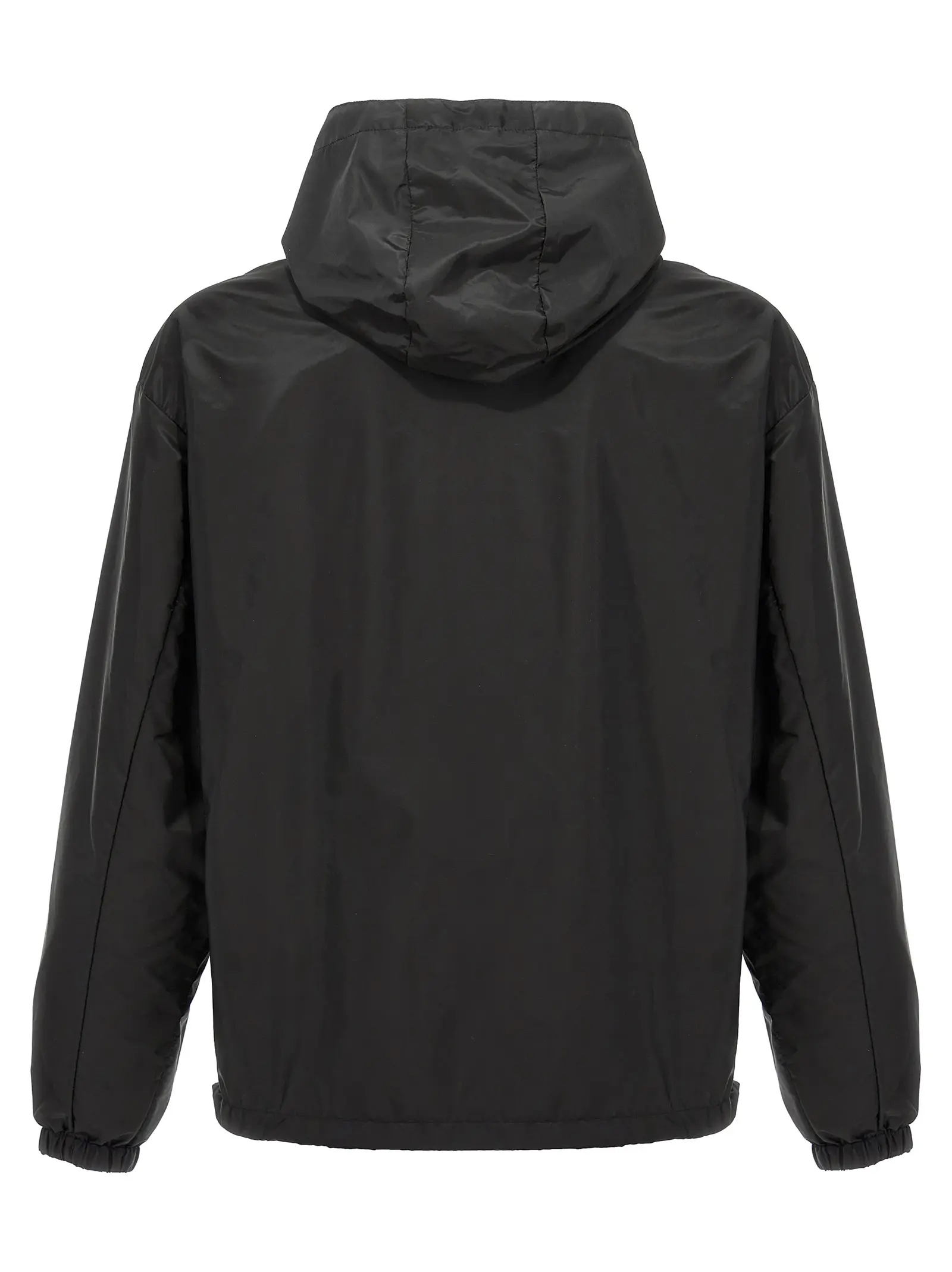 アウターその他 PRADA 'Re-Nylon Piuma' raincoat Black Black Re-Nylon raincoat | PRADA