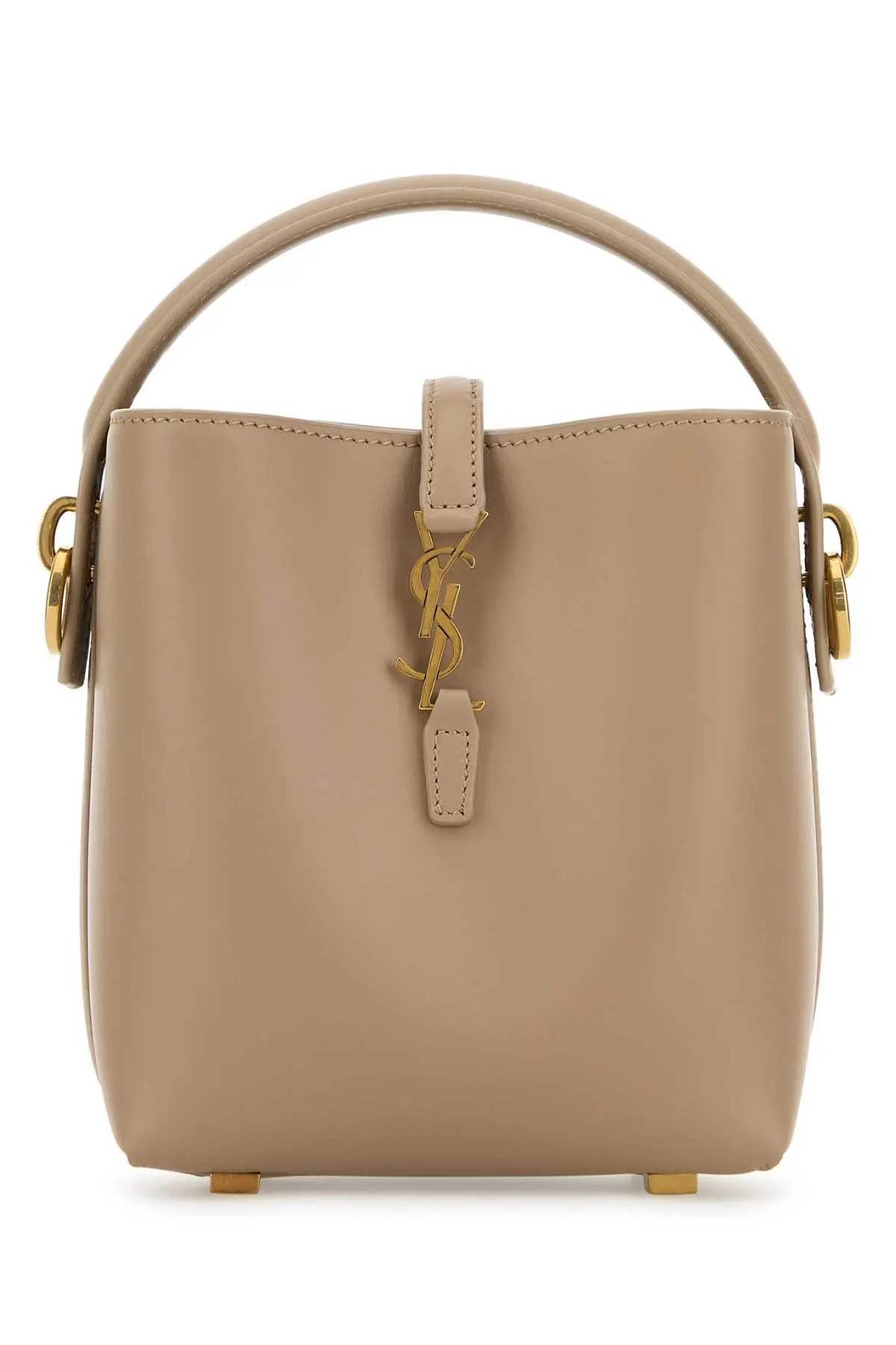 Cappuccino leather mini Le 37 bucket bag SAINT LAURENT