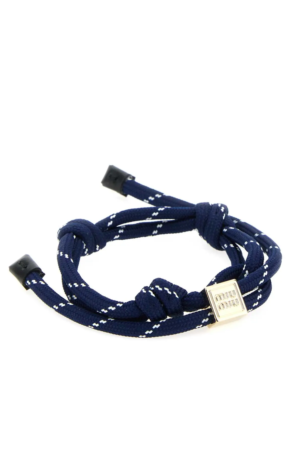 【関税&送料込】Miu Miu Blue Fabric Bracelet Blue fabric bracelet MIU MIU (5IB5383L74)