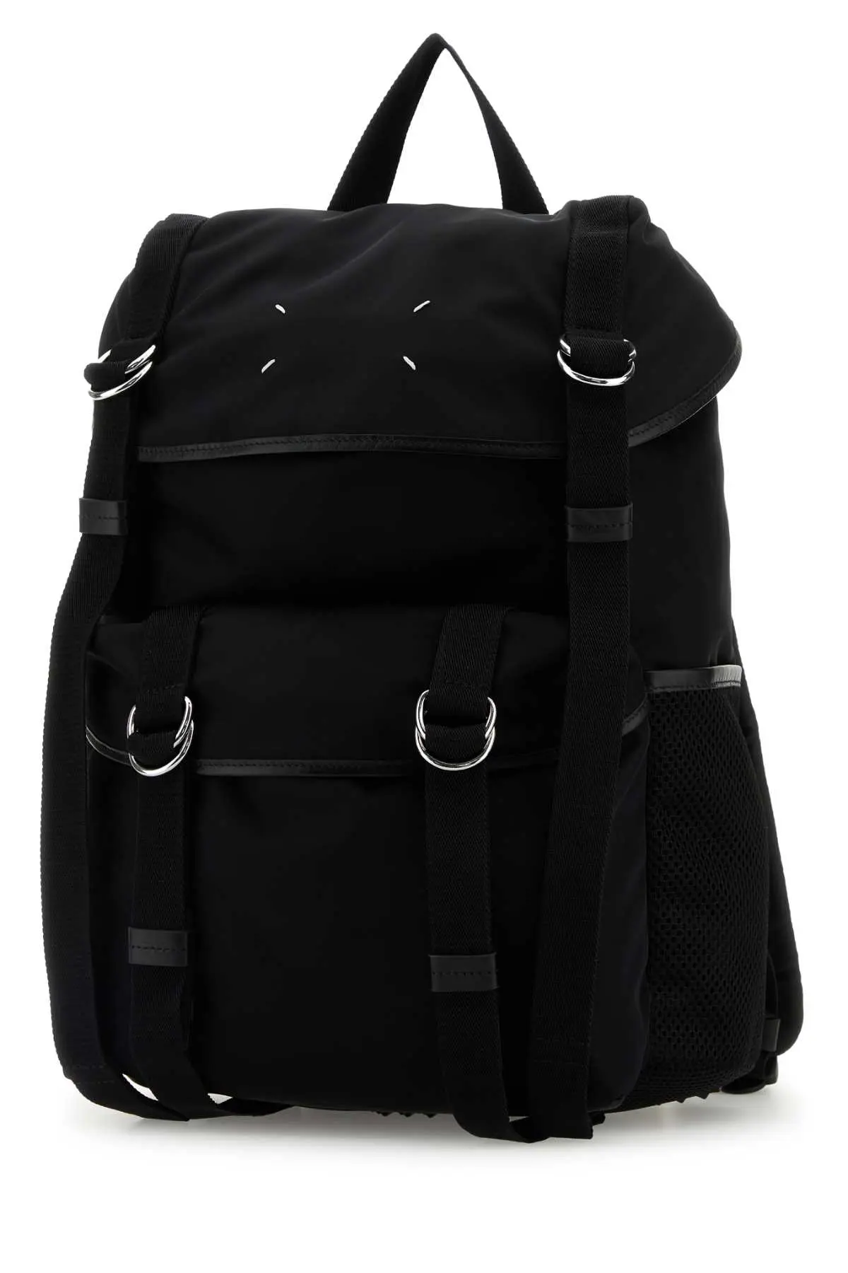 バックパック・リュック Maison Margiela Black Canvas Backpack MAISON MARGIELA - Canvas Backpack - Black Maison Margiela