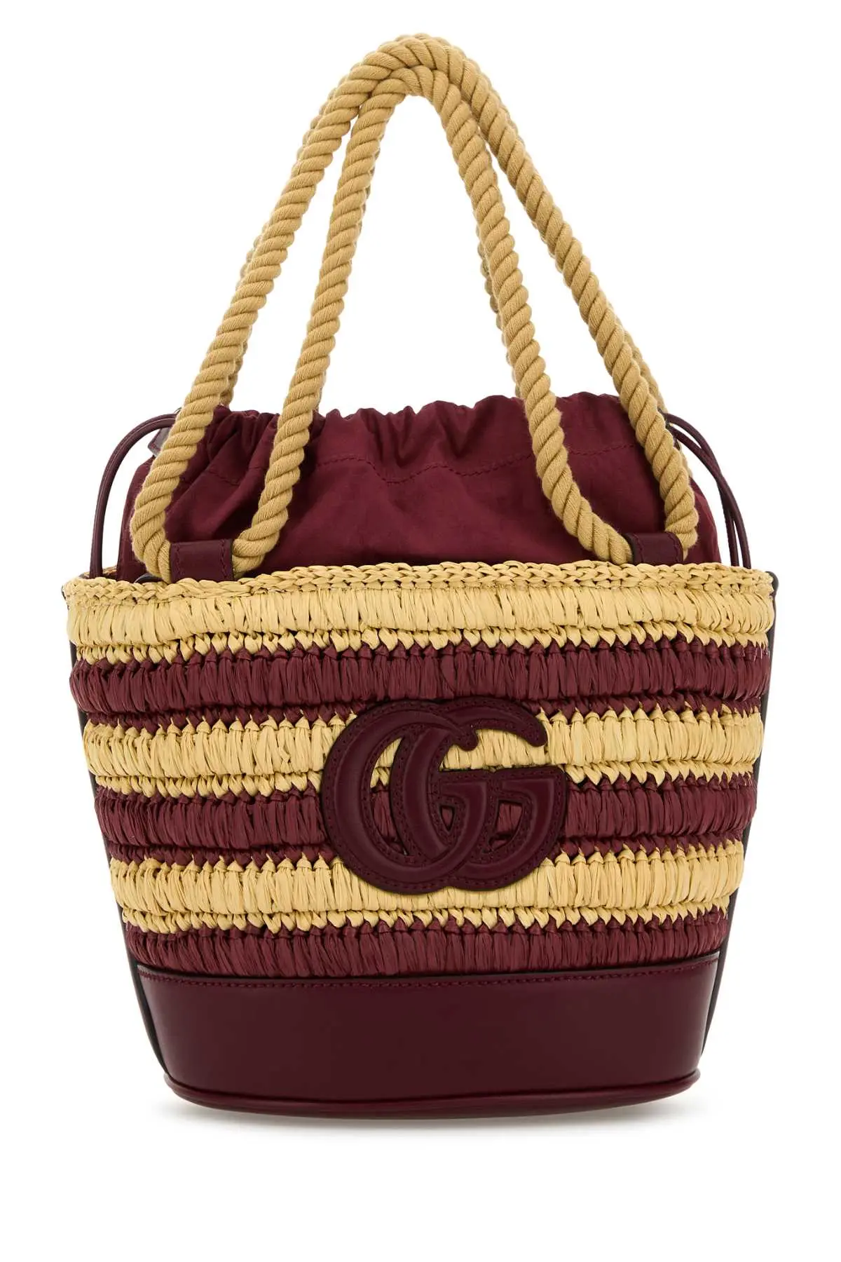 ショルダーバッグ・ポシェット Gucci Two-Tone Raffia Mini Gucci Summer Bucket Bag Two-tone raffia mini Gucci Summer bucket bag GUCCI (834935FAEQC)