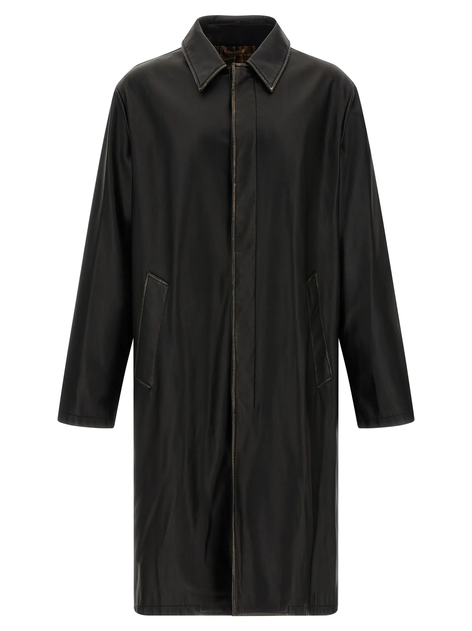 【 Rich I 】 COVER BALMACAAN COAT NAVY Пальто, тренчи