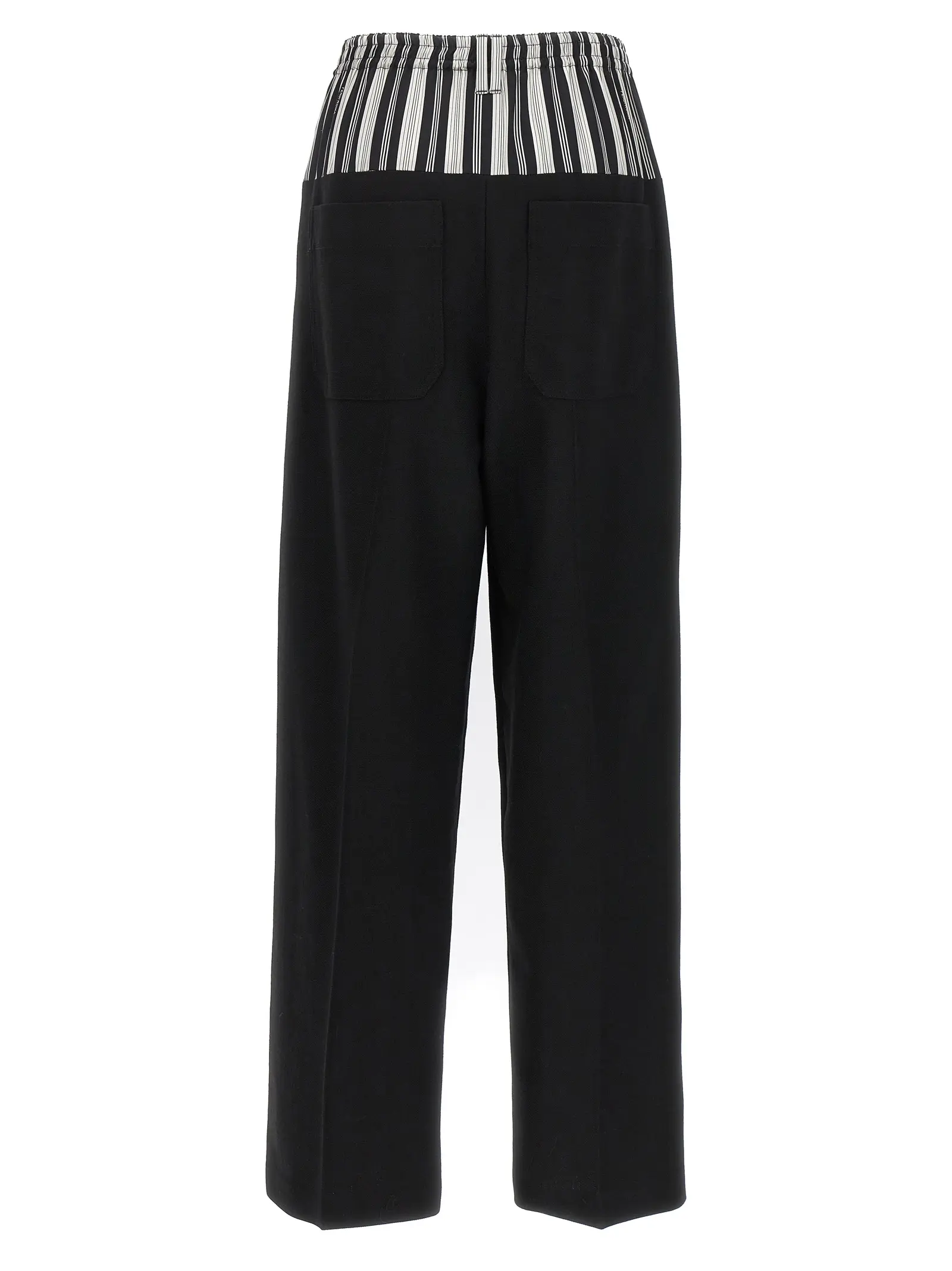 パンツ FENDI Basque trompe l'oeil pants Black  FR6535AWZB Basque trompe l'oeil pants Black