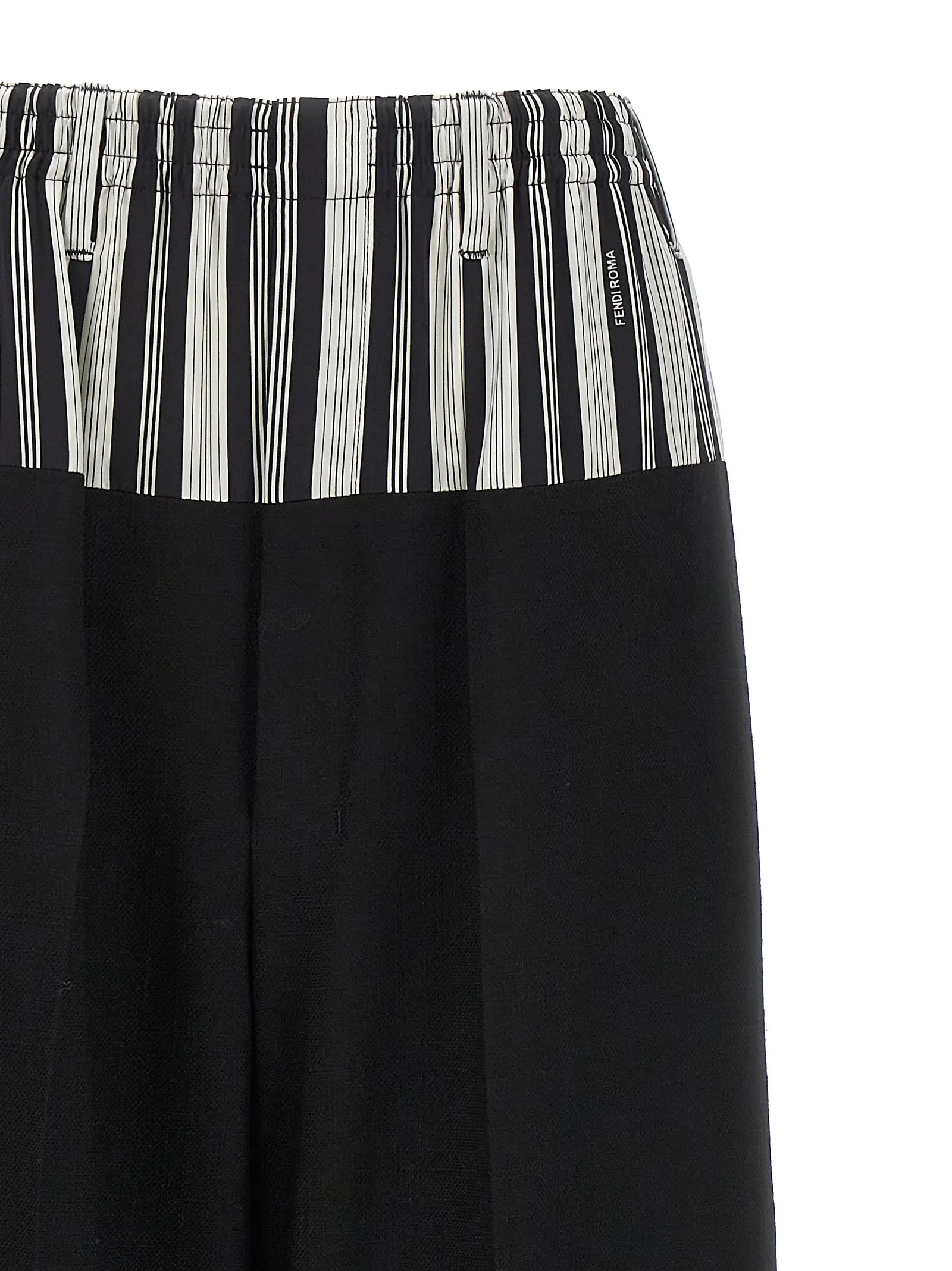 パンツ FENDI Basque trompe l'oeil pants Black  FR6535AWZB Fendi Basque trompe l'oeil pants available on julian-fashion
