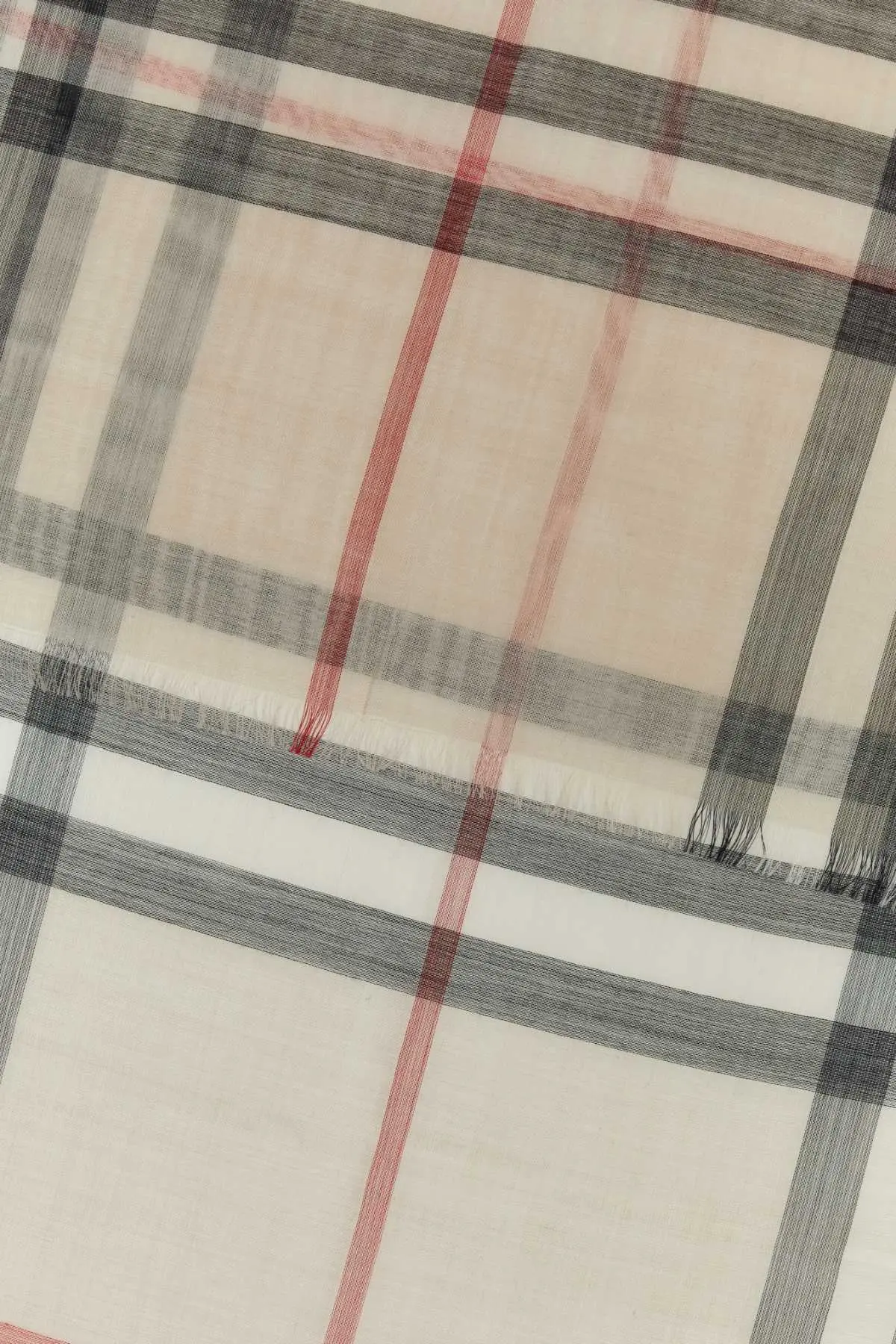 スカーフ Burberry Embroidered wool blend foulard (8078781 B1017) Embroidered wool blend foulard BURBERRY (8078782)