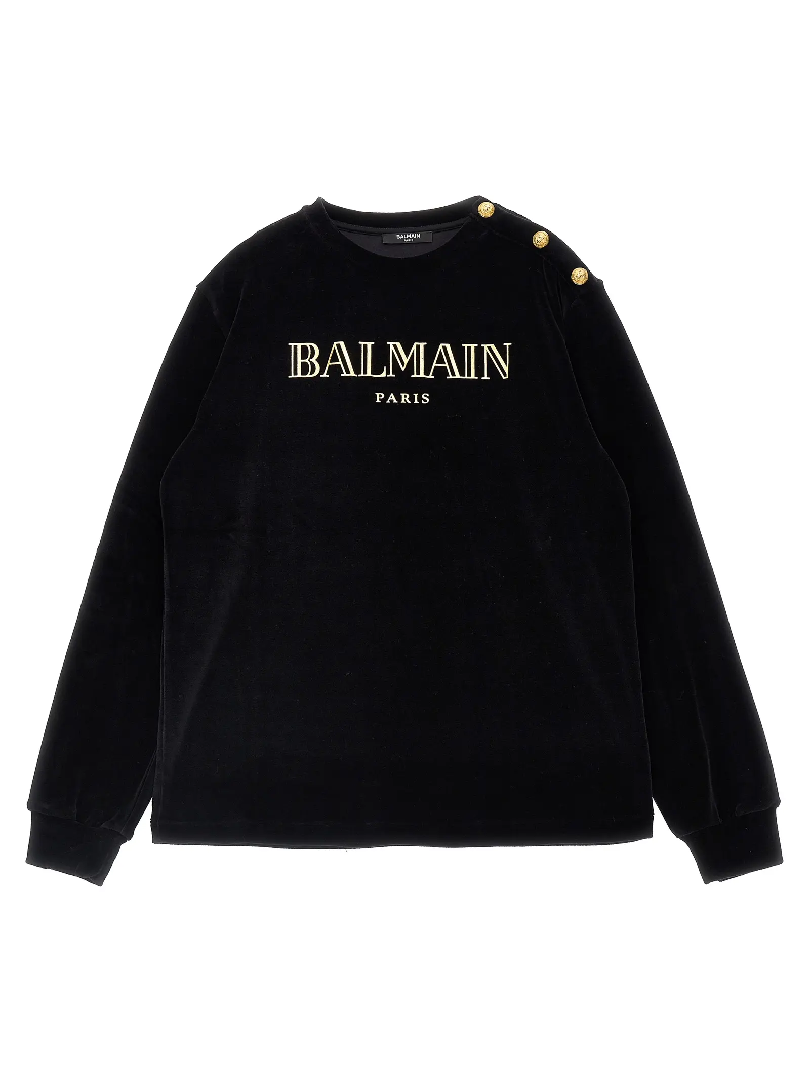Logo print sweatshirt Black