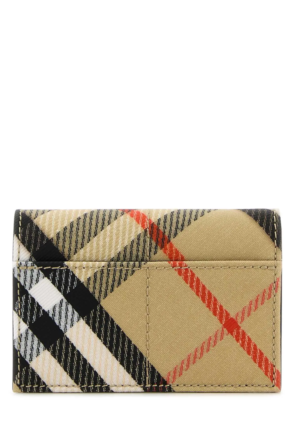 Embroidered canvas card holder BURBERRY (8097433)