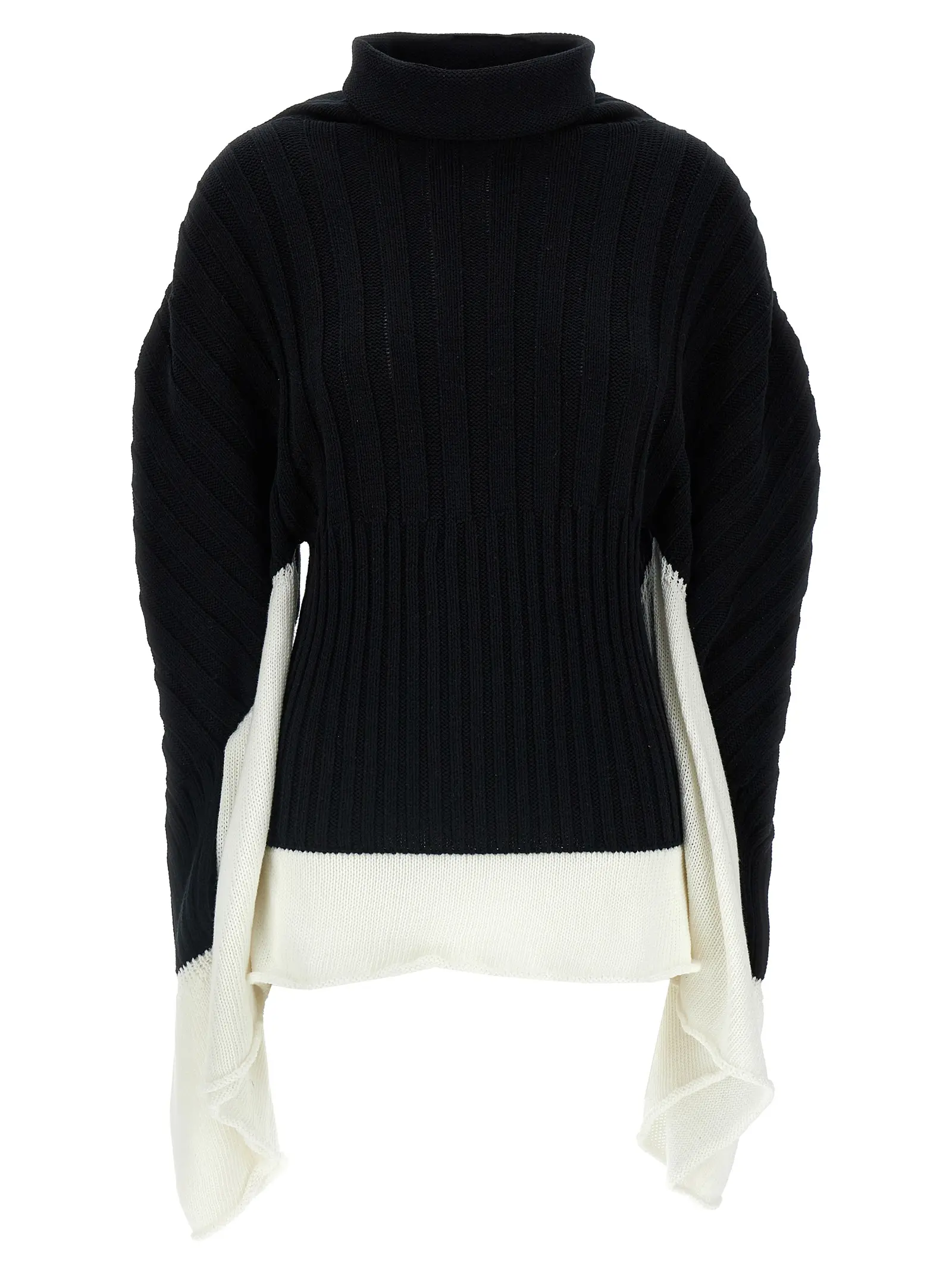 Tシャツ・カットソー ISSEY MIYAKE 'Behind The Scenes' sweater (IM48KN293 15) Issey Miyake Behind The Scenes Top - Black | Garmentory
