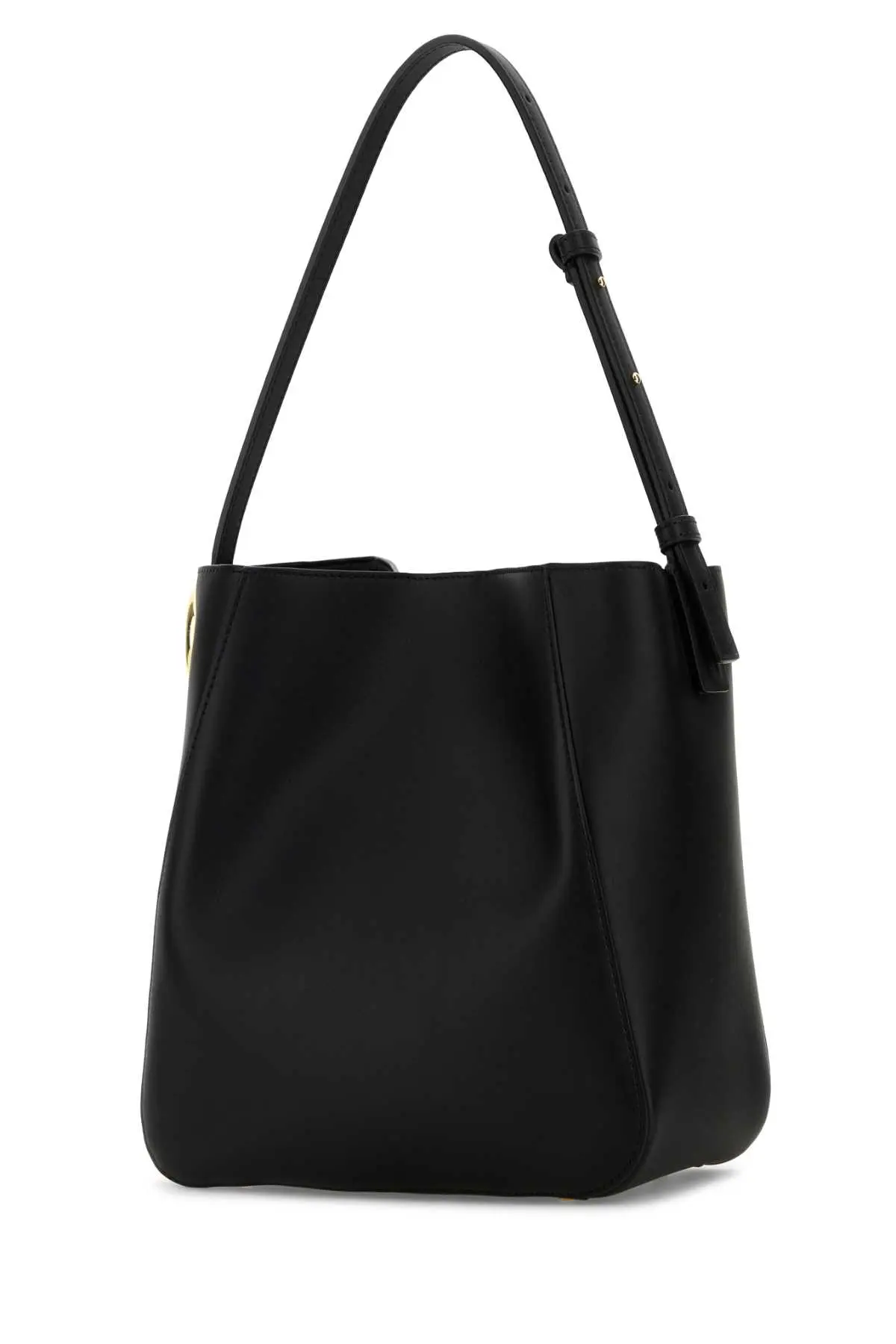 ショルダーバッグ・ポシェット VALENTINO Black leather VLogo bucket bag (5W0B0Q78PWL 0NO) Valentino Garavani Vlogo Signature black bucket bag | TheDoubleF