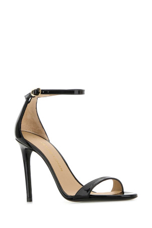 Black leather Nudist sandals Black STUART WEITZMAN (SJ995) Black leather Nudist sandals Black STUART WEITZMAN (SJ995)