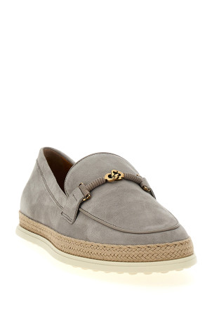 Замшеві мокасини Сірий TOD'S XXW92K0HZ00D8W9999 Замшеві мокасини Сірий TOD'S XXW92K0HZ00D8W9999