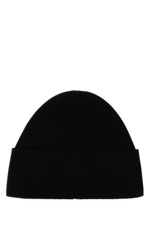 Black cashmere beanie hat Black SAINT LAURENT (8021503Y205) Black cashmere beanie hat Black SAINT LAURENT (8021503Y205)