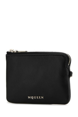 Чорний шкіряний футляр для карток Black ALEXANDER MCQUEEN (8044351T1AN) Чорний шкіряний футляр для карток Black ALEXANDER MCQUEEN (8044351T1AN)