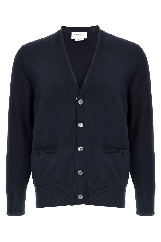 Кардиган THOM BROWNE '4-Bar' Синій MKC581AY3043415 Кардиган THOM BROWNE '4-Bar' Синій MKC581AY3043415