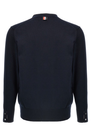 Кардиган THOM BROWNE '4-Bar' Синій MKC581AY3043415 Кардиган THOM BROWNE '4-Bar' Синій MKC581AY3043415