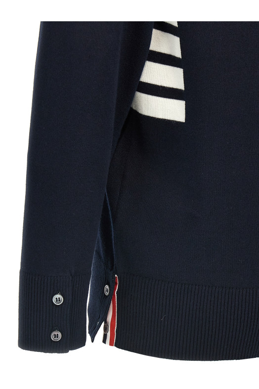 Кардиган THOM BROWNE '4-Bar' Синій MKC581AY3043415 Кардиган THOM BROWNE '4-Bar' Синій MKC581AY3043415