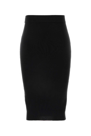 Черная шерстяная юбка Black SAINT LAURENT (809129Y76WQ) Черная шерстяная юбка Black SAINT LAURENT (809129Y76WQ)